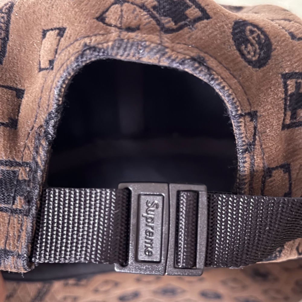 Supreme Brown Patterned Hat - image 4